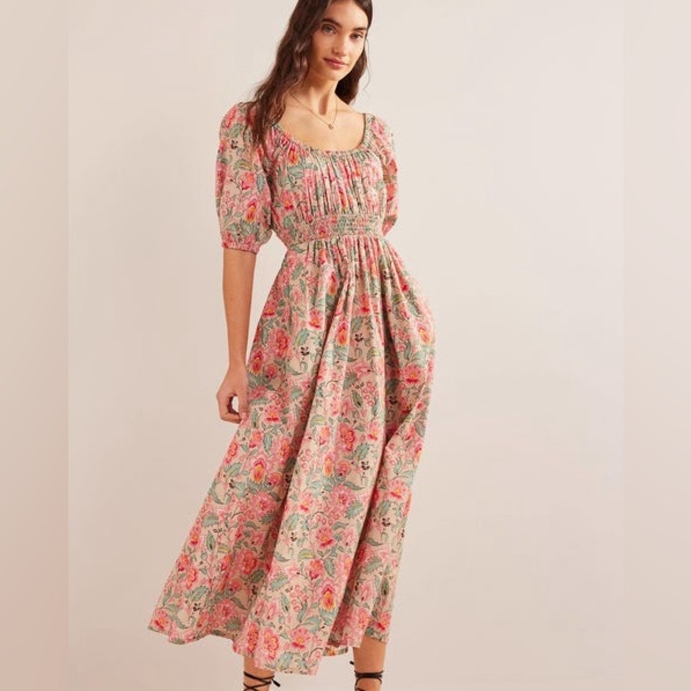 Boden Gardenia Scoop Neck Maxi Dress